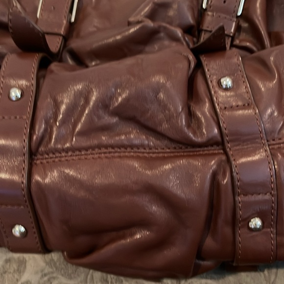 Botkier New York Dark Brown Leather Satchel Handbag - Picture 13 of 13
